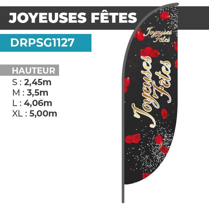 Drapeau JOYEUSES FÊTES