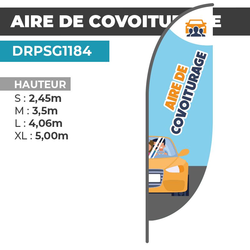 Drapeau AIRE COVOITURAGE