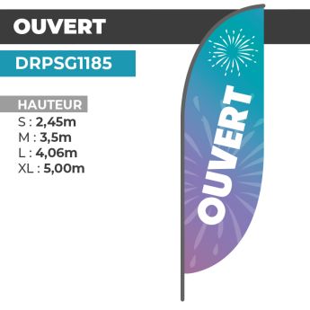 Drapeau OUVERT