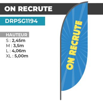 Drapeau ON RECRUTE