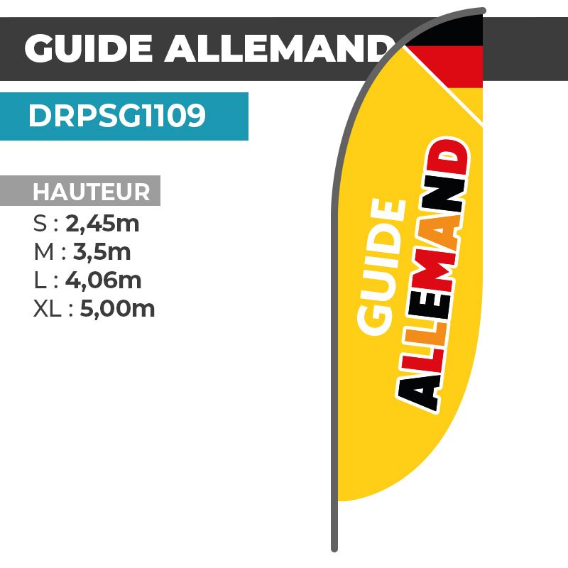 Drapeau GUIDE ALLEMAND