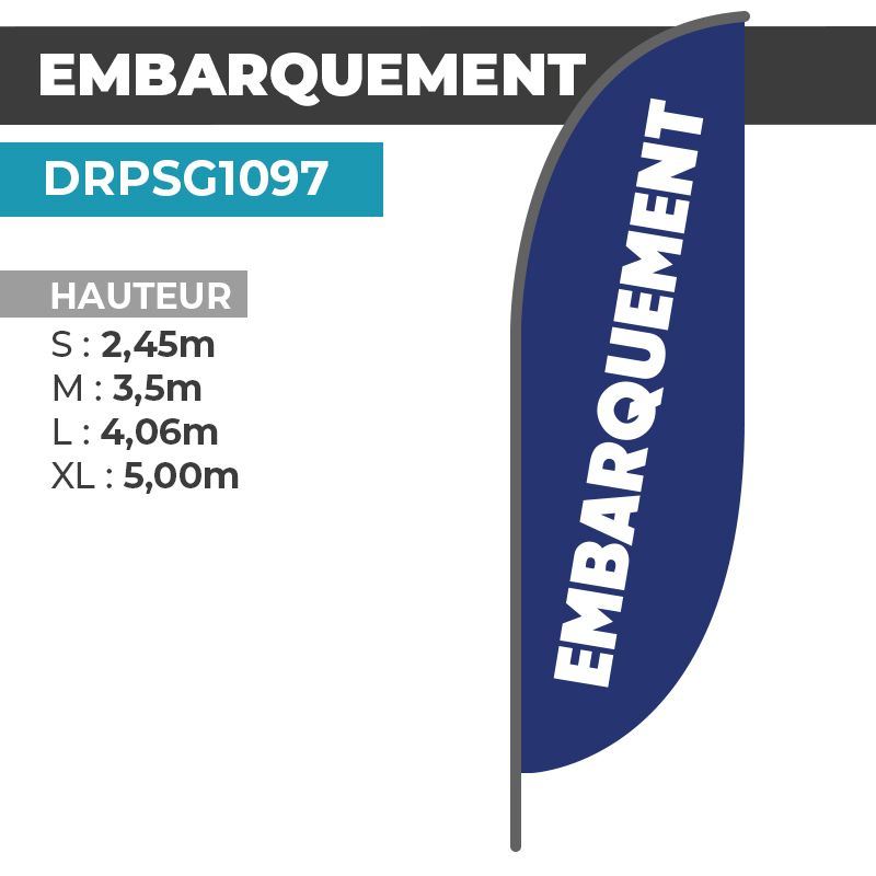 Drapeau EMBARQUEMENT