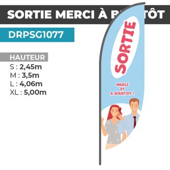 Drapeau SORTIE