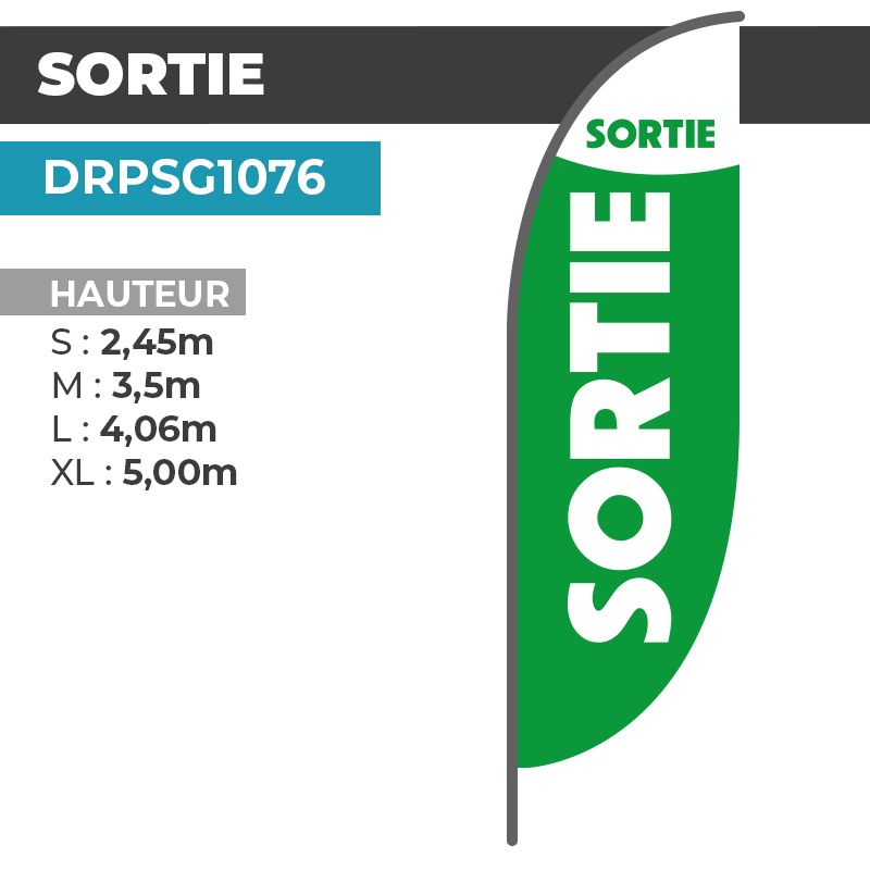 Drapeau SORTIE