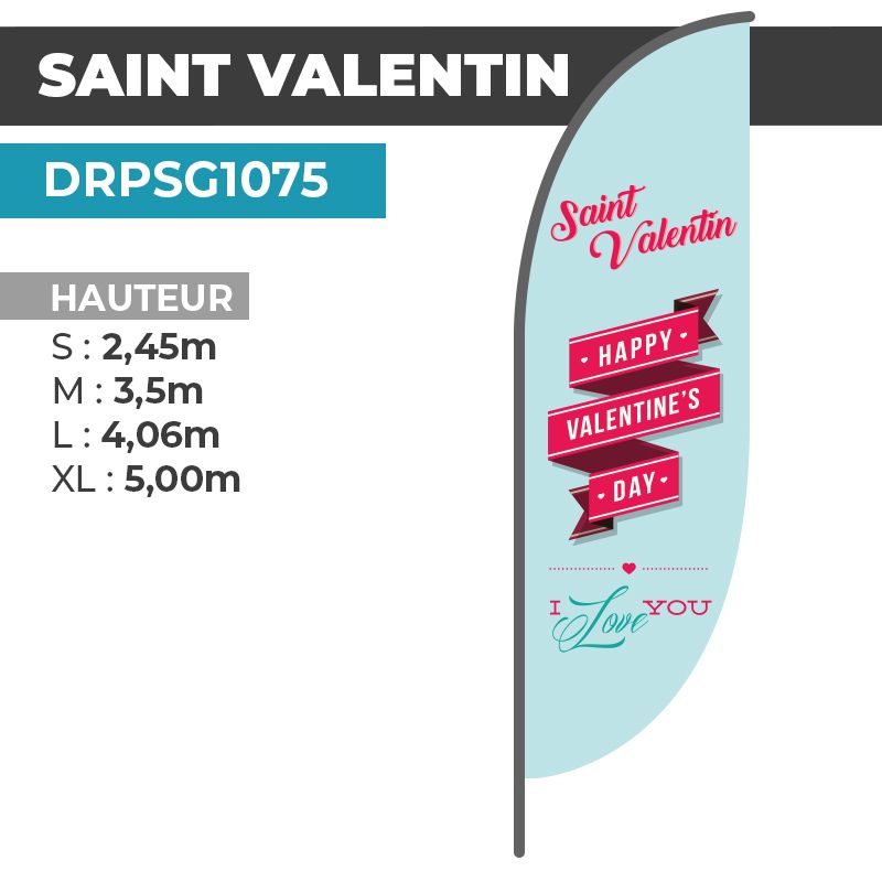 Drapeau SAINT VALENTIN