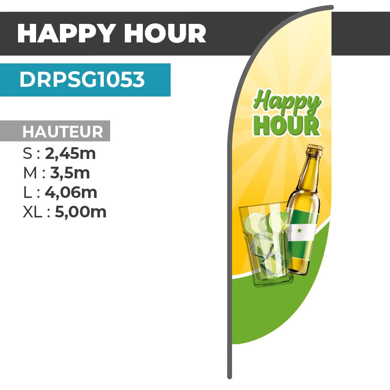 Drapeau HAPPY HOUR