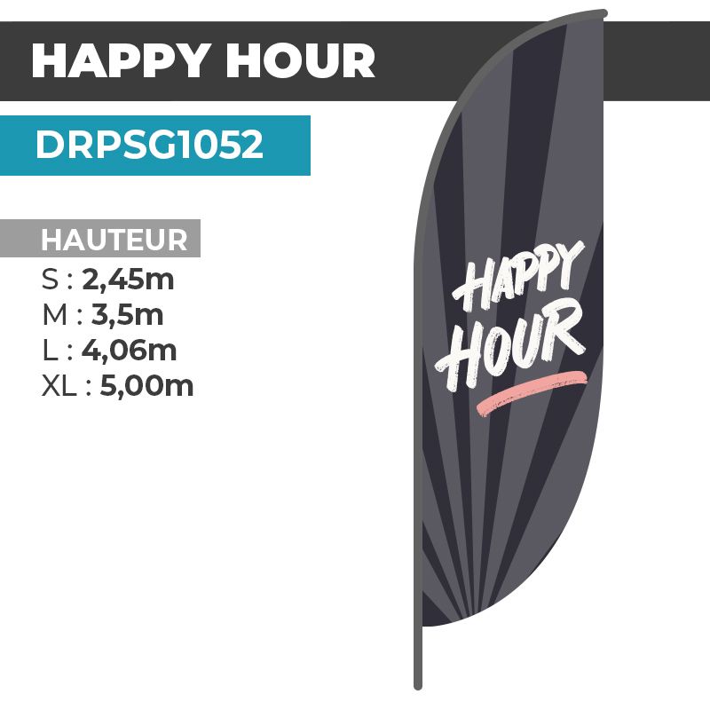 Drapeau HAPPY HOUR