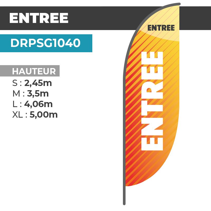 Drapeau ENTRÉE