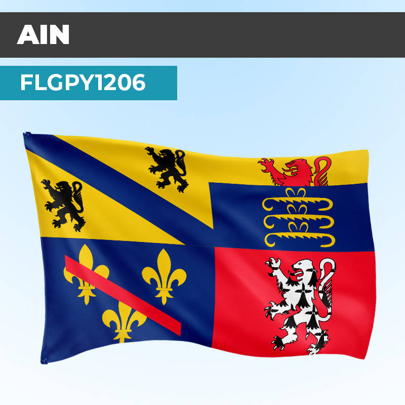 Drapeau AIN | Pavillon | Provinces Françaises