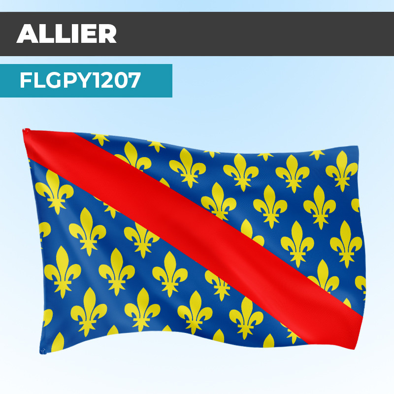 Drapeau ALLIER | Pavillon | Provinces Françaises