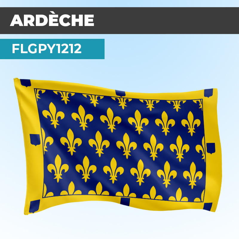 Drapeau ARDECHE | Pavillon | Provinces Françaises