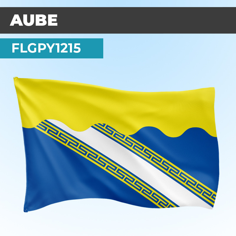 Drapeau AUBE | Pavillon | Provinces Françaises