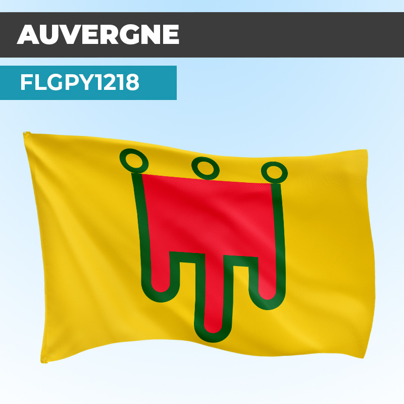 Drapeau AUVERGNE | Pavillon | Provinces Françaises