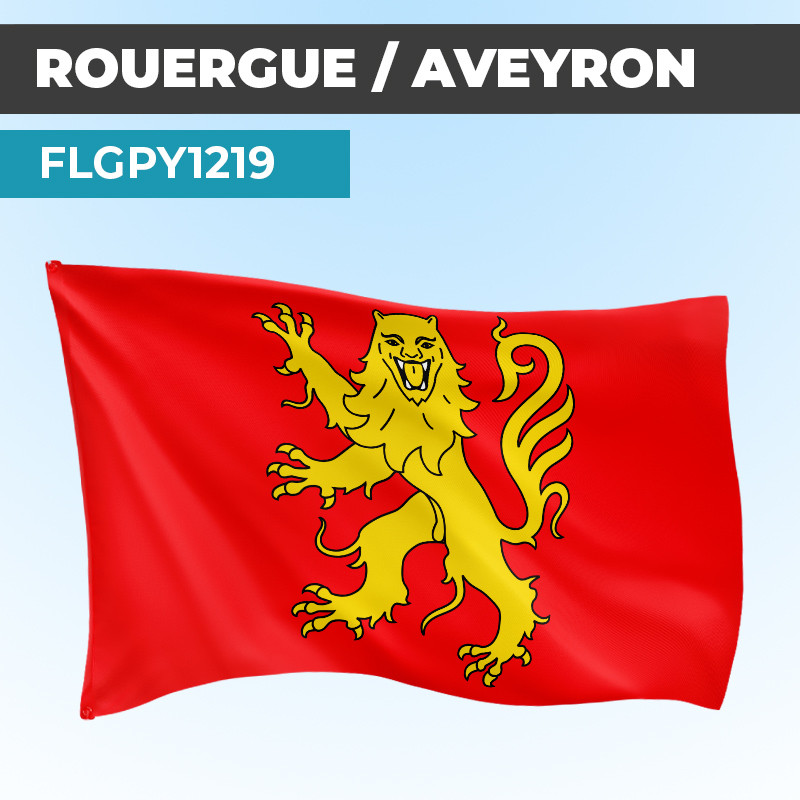 Drapeau ROUERGUE AVEYRON | Pavillon | Provinces Françaises