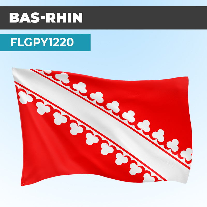 Drapeau BAS-RHIN | Pavillon | Provinces Françaises