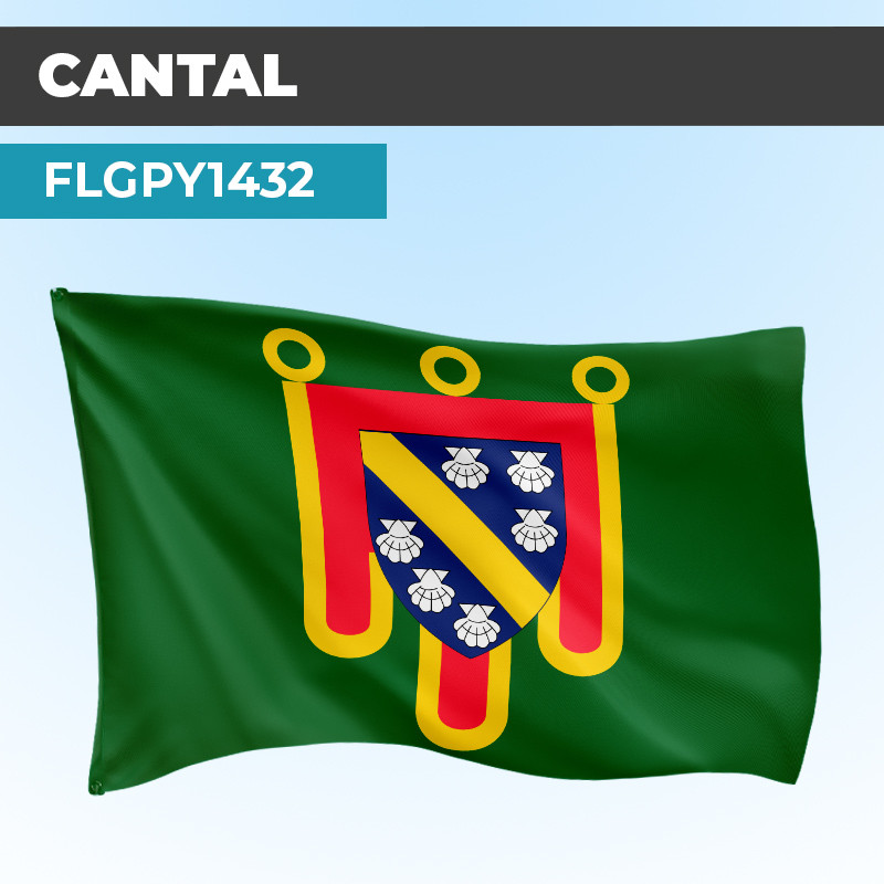 Drapeau CANTAL | Pavillon | Provinces Françaises