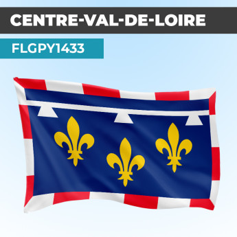 Drapeau CENTRE VAL DE LOIRE | Pavillon | Provinces Françaises