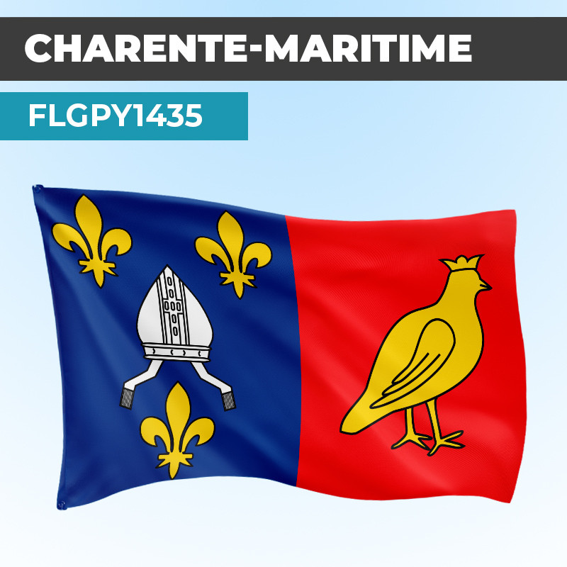 Drapeau CHARENTE MARITIME | Pavillon | Provinces Françaises