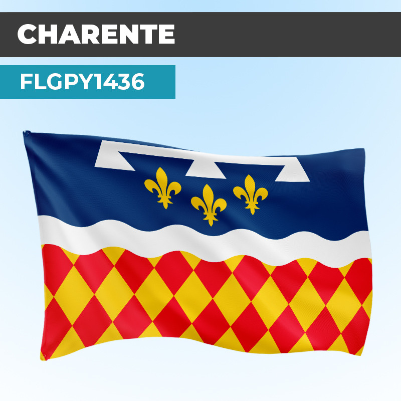 Drapeau CHARENTE | Pavillon | Provinces Françaises