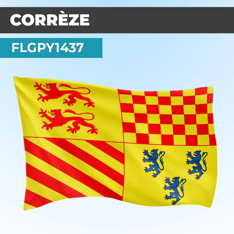 Drapeau CORREZE | Pavillon | Provinces Françaises