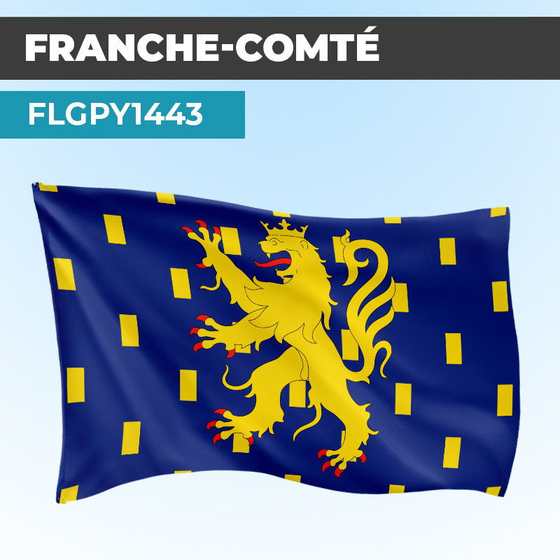 Drapeau FRANCHE COMTE| Pavillon | Provinces Françaises