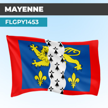 Drapeau MAYENNE | Pavillon | Provinces Françaises