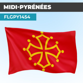 Drapeau MIDI PYRENEES | Pavillon | Provinces Françaises