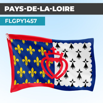 Drapeau PAYS DE LA LOIRE | Pavillon | Provinces Françaises
