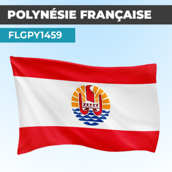Drapeau POLYNESIE FRANÇAISE | Pavillon | Provinces Françaises