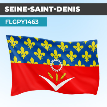 Drapeau SEINE SAINT DENIS | Pavillon | Provinces Françaises