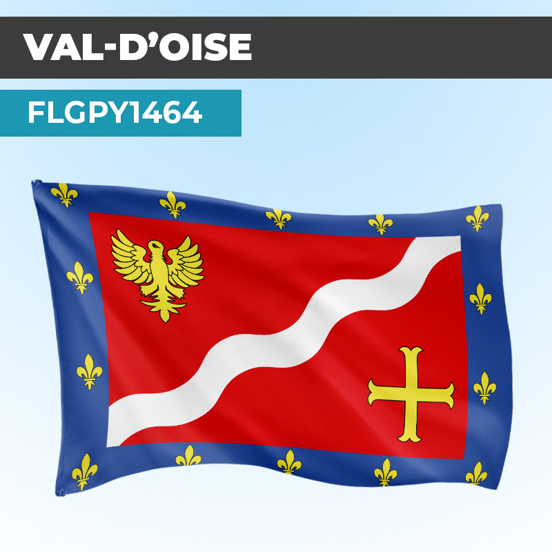Drapeau VAL D'OISE | Pavillon | Provinces Françaises