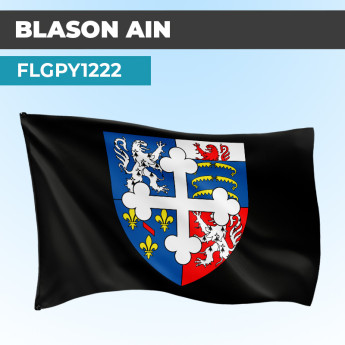 Drapeau AIN | Pavillon Noir | Blason Armoirie