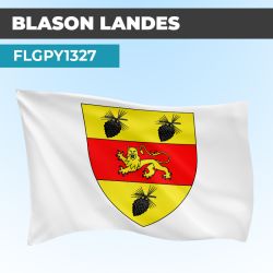 Drapeau XXX | Pavillon Blanc | Blason Armoirie
