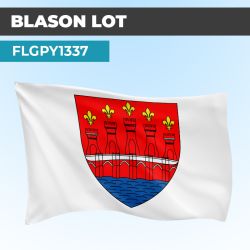 Drapeau XXX | Pavillon Blanc | Blason Armoirie