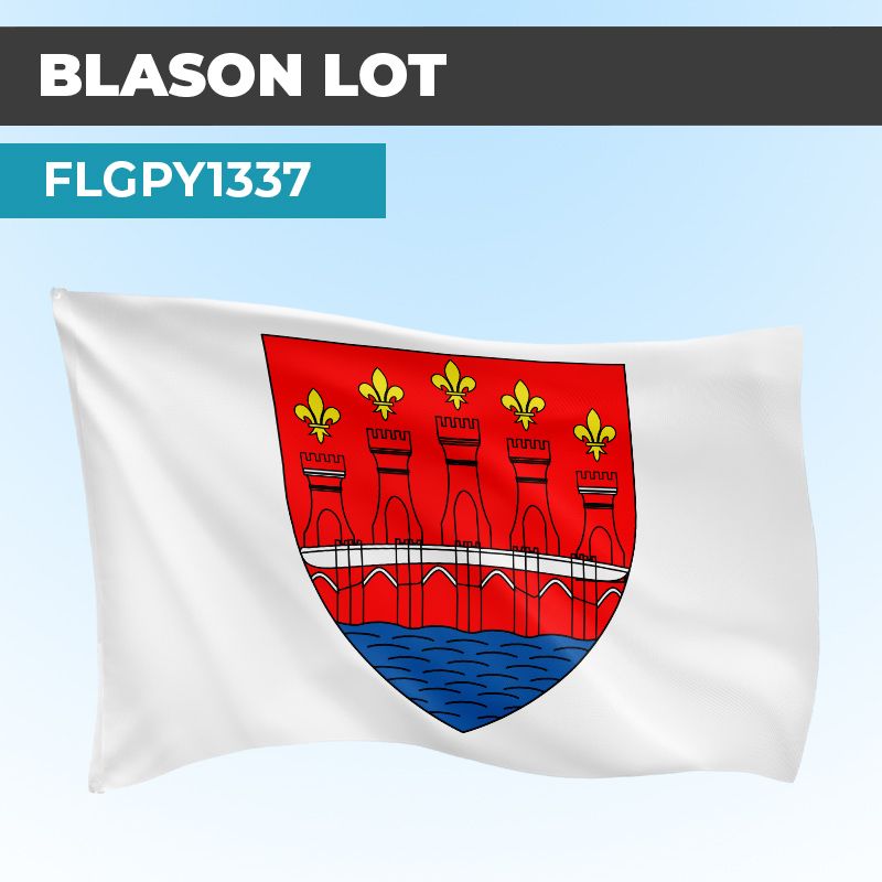 Drapeau XXX | Pavillon Blanc | Blason Armoirie