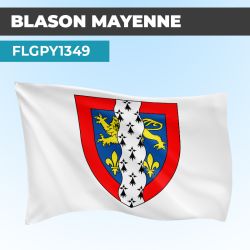 Drapeau XXX | Pavillon Blanc | Blason Armoirie