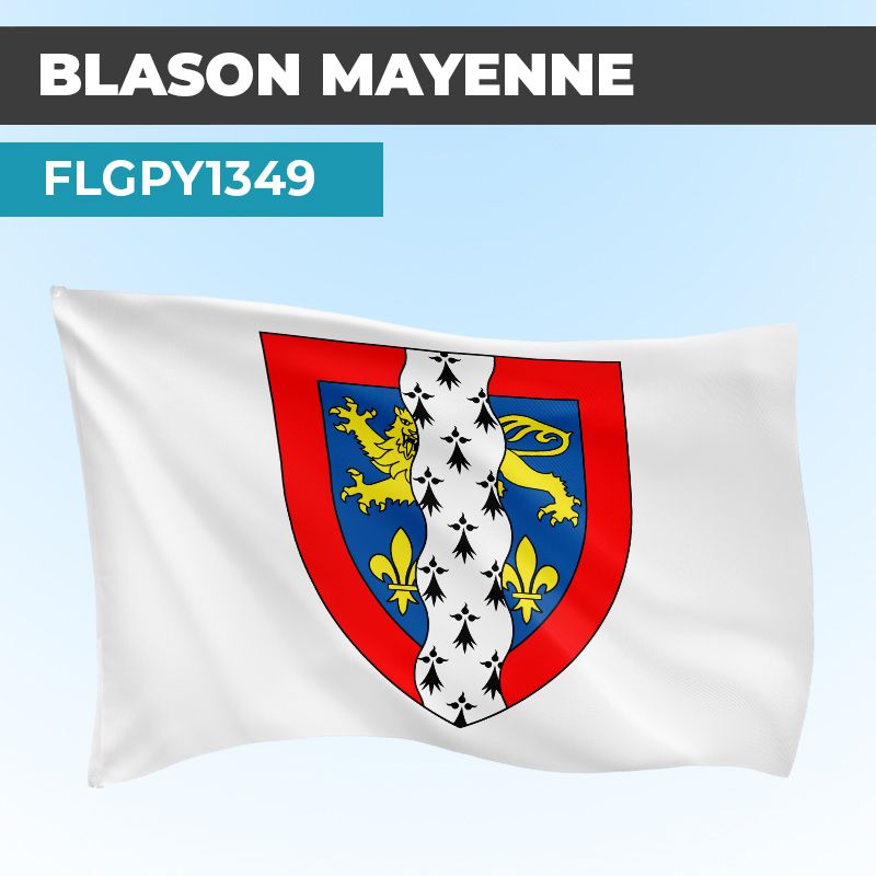Drapeau XXX | Pavillon Blanc | Blason Armoirie