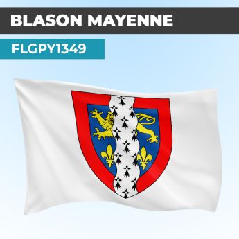 Drapeau XXX | Pavillon Blanc | Blason Armoirie