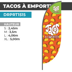 Drapeau TACOS À EMPORTER |...
