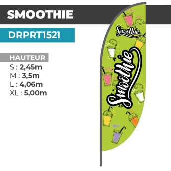 Drapeau SMOOTHIE | Haute visibilité | DRPRT1521