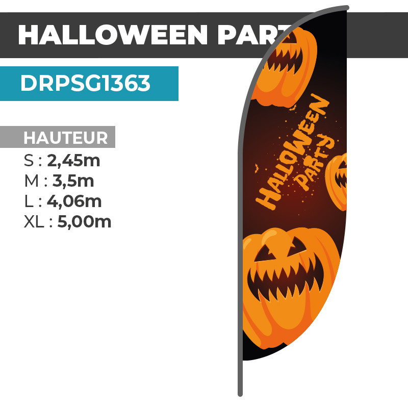 Drapeau HALLOWEEN | Fabriqué en France et Europe | DRPSG1363