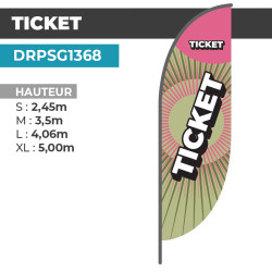 Drapeau TICKET | Couleurs...