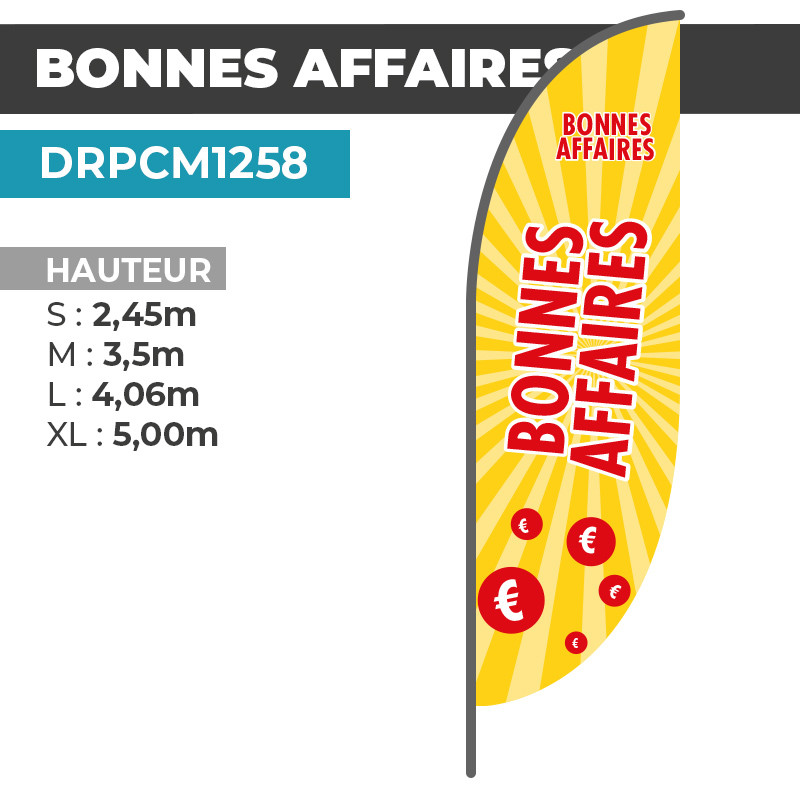 Drapeau BONNES AFFAIRES |    Livraison Express | DRPCM1258