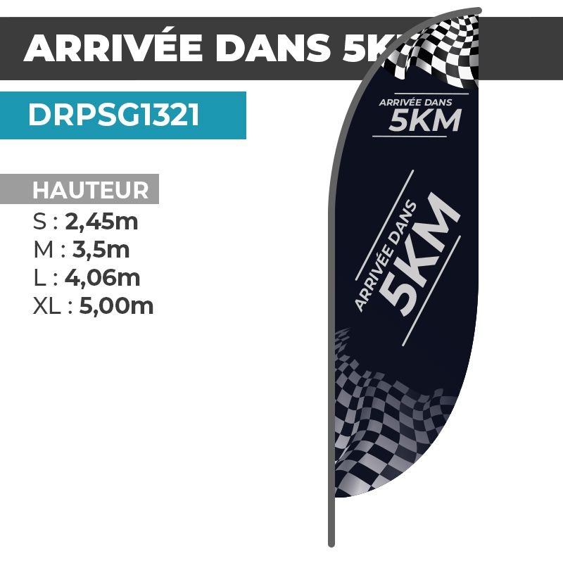 copy ofcopy ofDrapeau ICI CARTE GRISE | Voile + Mat | avec ou sans Pied
