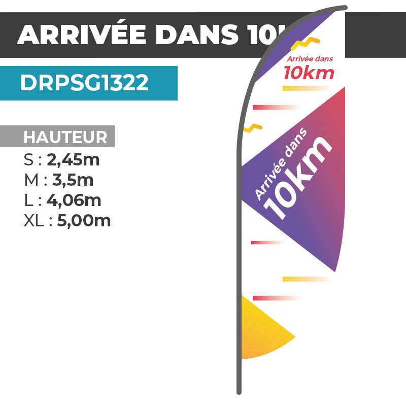 copy ofcopy ofcopy ofDrapeau ICI CARTE GRISE | Voile + Mat | avec ou sans Pied