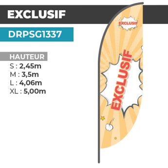 copy ofcopy ofcopy ofcopy ofcopy ofcopy ofcopy ofDrapeau ICI CARTE GRISE | Voile + Mat | avec ou sans Pied