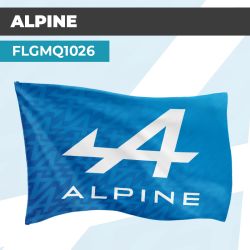 Drapeau ALPINE | Pavillon | Marque et Logo Automobile