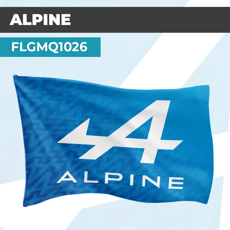 Drapeau ALPINE | Pavillon | Marque et Logo Automobile
