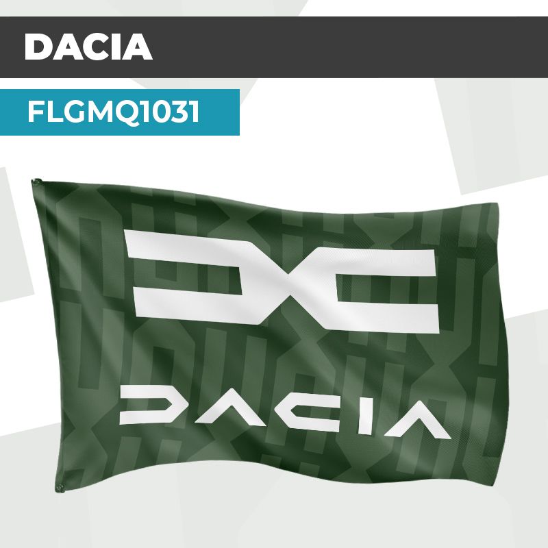 Drapeau DACIA | Pavillon | Marque et Logo Automobile
