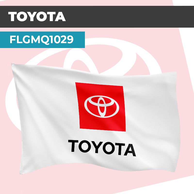 Drapeau TOYOTA | Pavillon | Marque et Logo Automobile